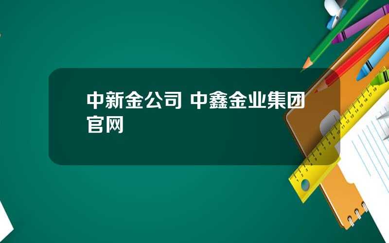 中新金公司 中鑫金业集团官网